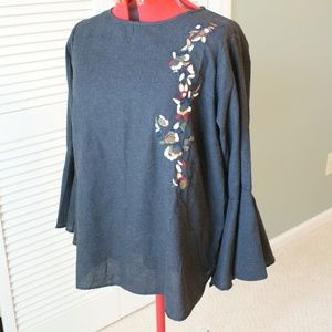 Philosophy Embroidered Top